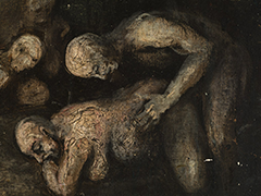 1 Mesa serie el pecado, 2003-2005, óleo sobre tela 49 x 59 cm