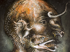 1 El sueño de Arcimboldo, óleo sobre tela 170 x 170 cm