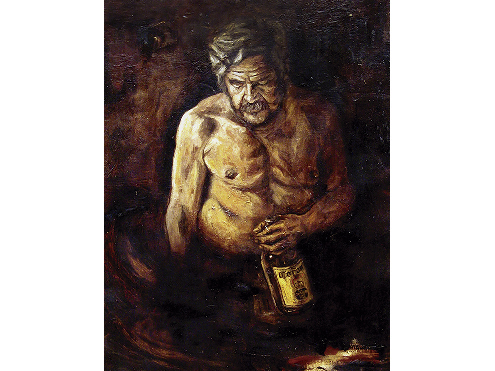 17 Faustino el viejo, 2004, 100 x 80 cm 