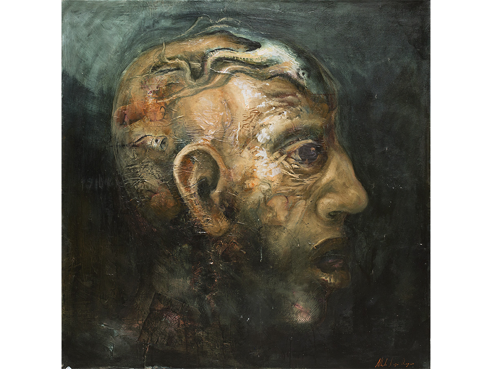 22.1 Arcimboldo, 2014, óleo sobre tela 120 x 120 cm