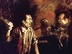 18 Faustino vs Faustino, 2004 Óleo sobre tela, 240 x 150 cm 